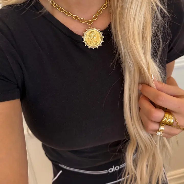 Large Coin Necklace